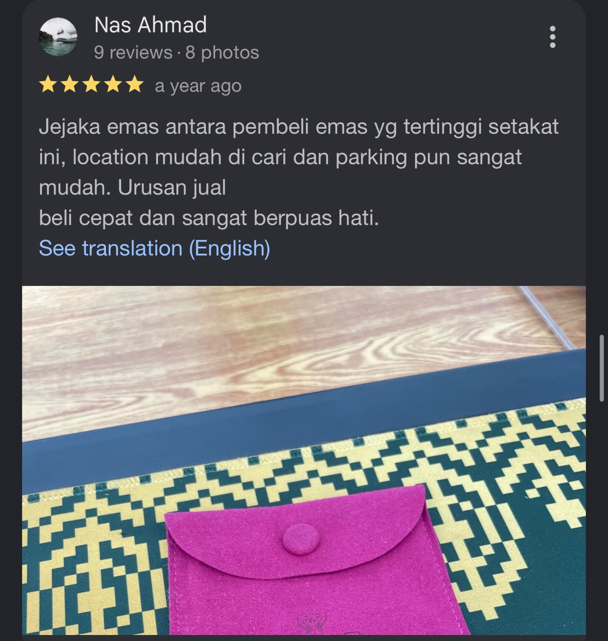 Gambar testimoni pelanggan 6
